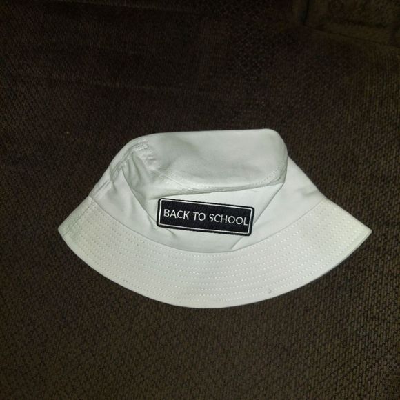 Back to School Letter Embroidered Bucket Hat - Picture 2 of 5